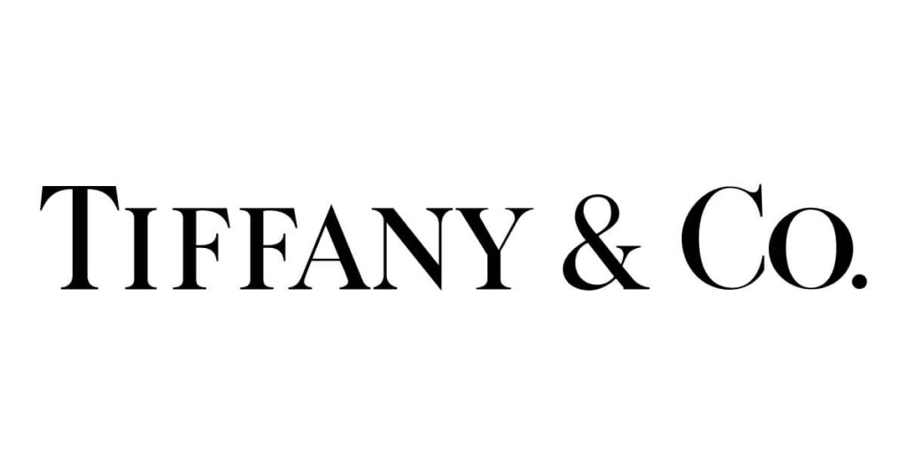 لوگوی برند تیفانی اند کو (Tiffany & Co.); برند رمانتیک در بین بهترین مارک بدلیجات رنگ ثابت